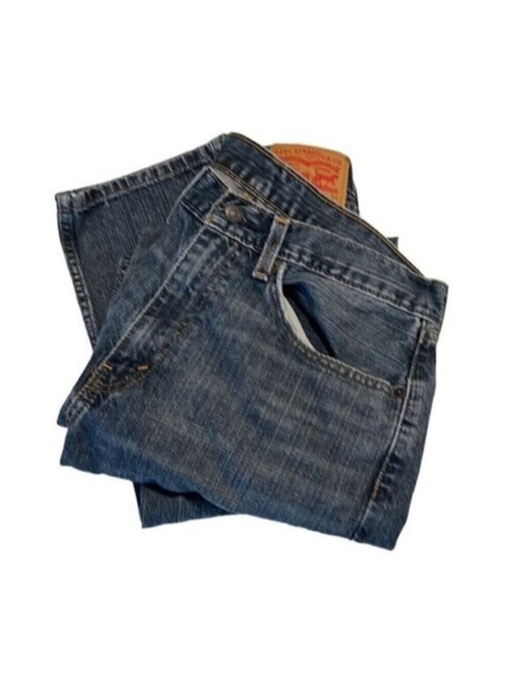 Levi’s‎ 505 Denim Light Wash Cotton 5 Pockets Men's Jeans Size 34/34